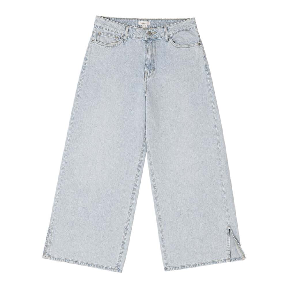Forever 21 Wide Leg Split Hem Jeans Size 28
